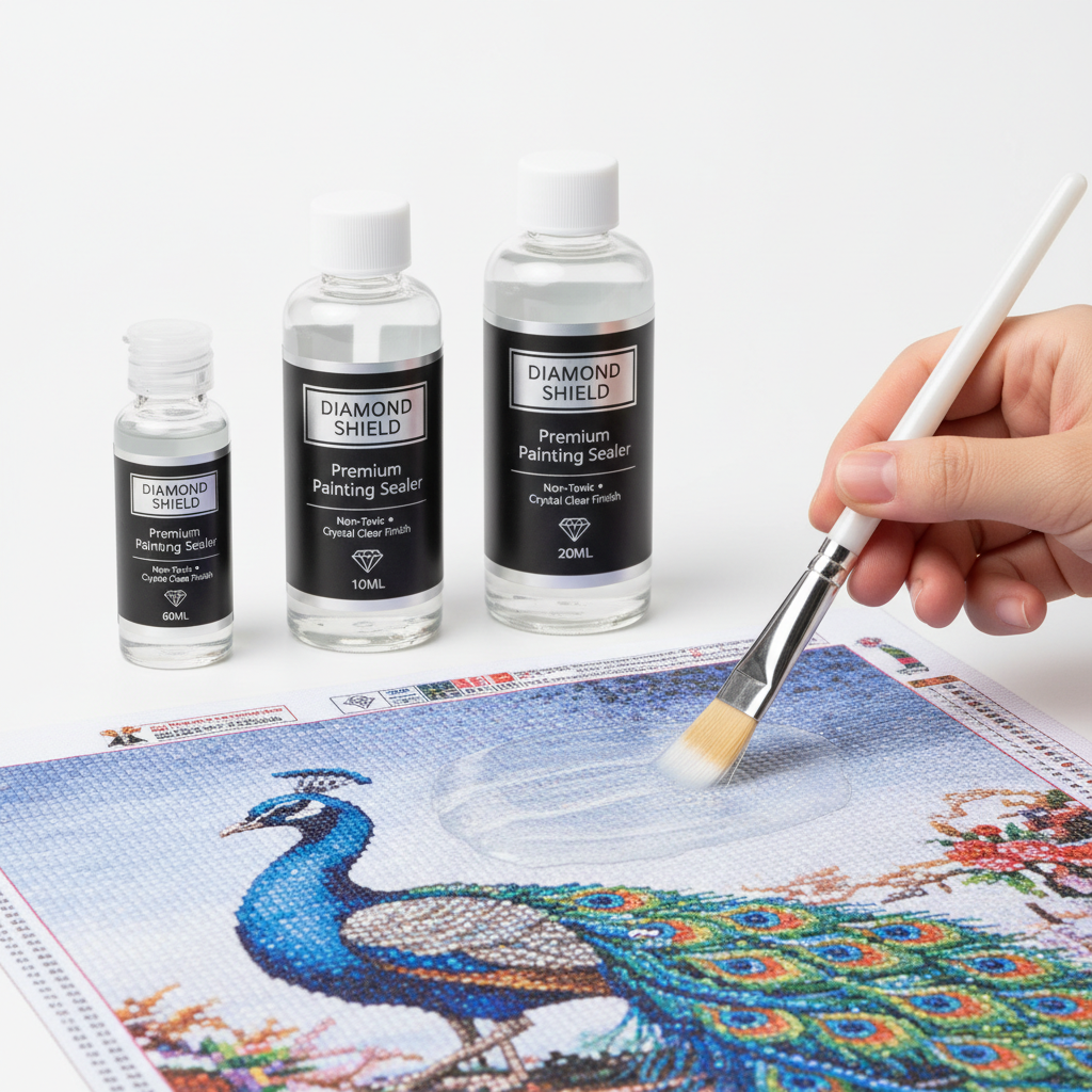 Diamond Painting Sealer - Professional glue to protect and preserve your finished diamond art