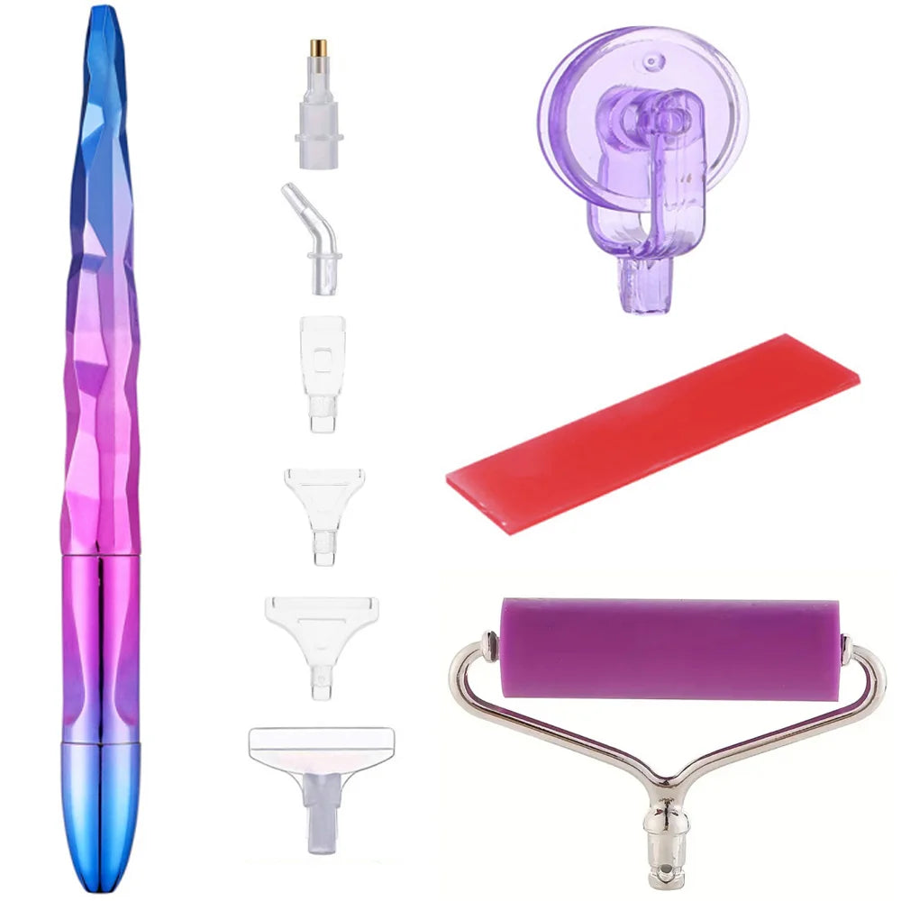 Diamond Painting Tool Set — Drill Pen, Roller & Glue Clay