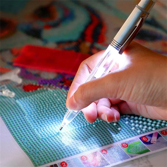 LED Diamond Painting Pen — Illuminated Drill Applicator