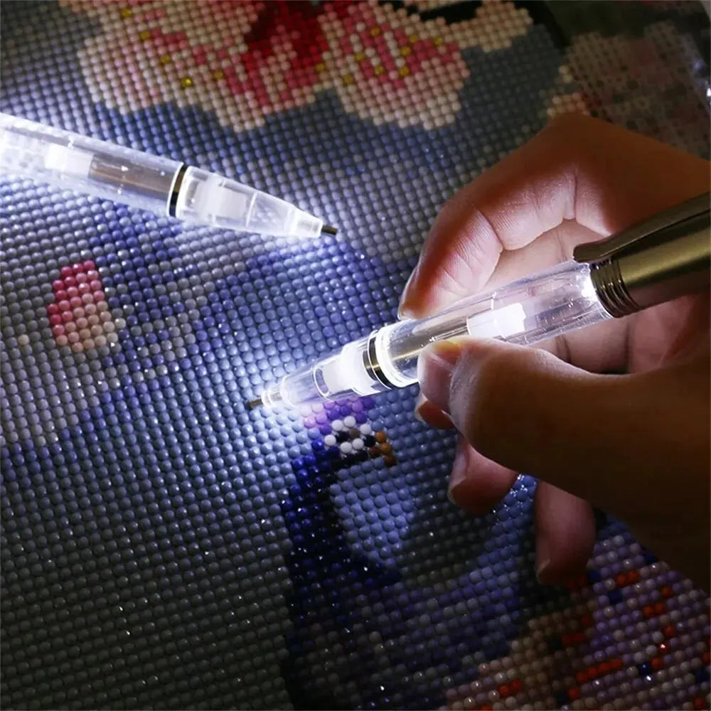LED Diamond Painting Pen — Illuminated Drill Applicator