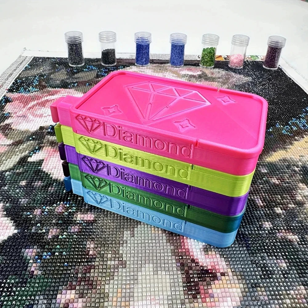 Diamond Painting Storage Tray — Slide Cover Drill Organizer