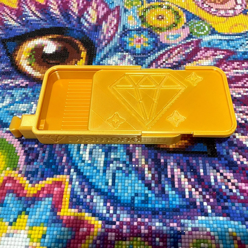 Diamond Painting Storage Tray — Slide Cover Drill Organizer