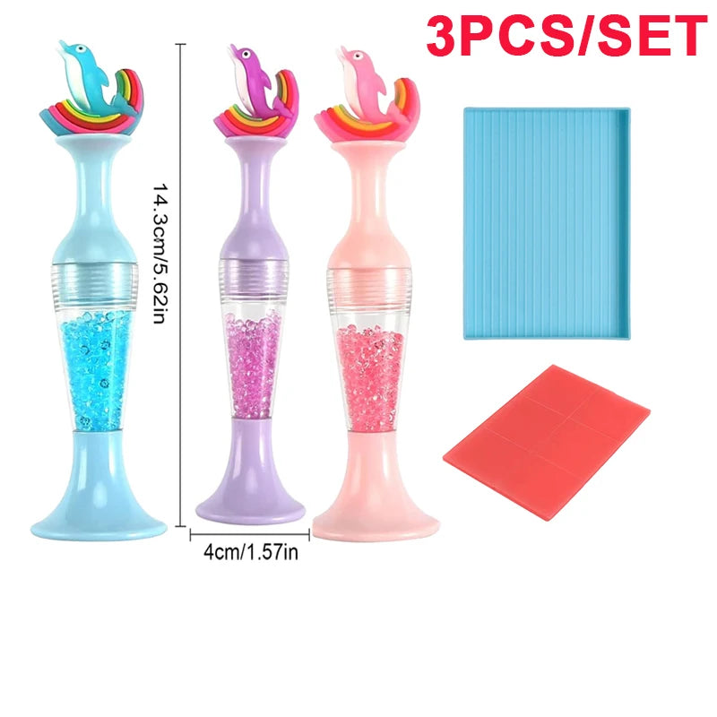 Flower Pot Diamond Painting Pen — Bamboo Point Drill Tool