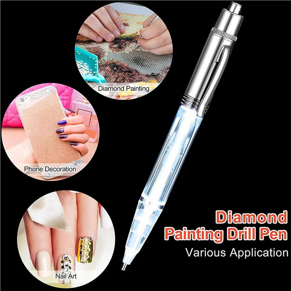 LED Diamond Painting Pen — Illuminated Drill Applicator