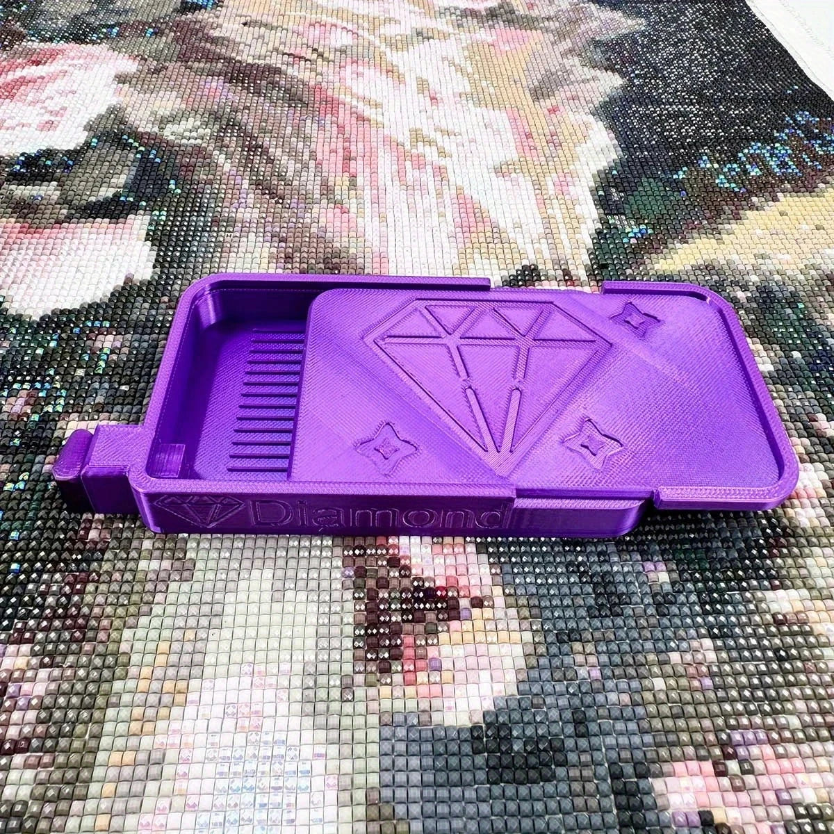 Diamond Painting Storage Tray — Slide Cover Drill Organizer