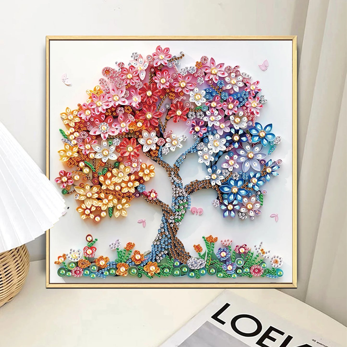 Colorful Tree Diamond Painting Kit — Special Shape Drill