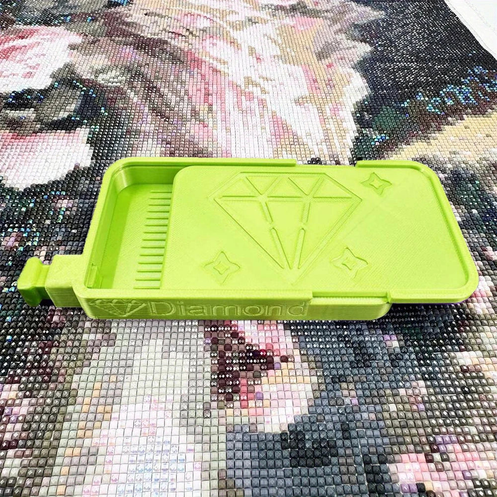 Diamond Painting Storage Tray — Slide Cover Drill Organizer