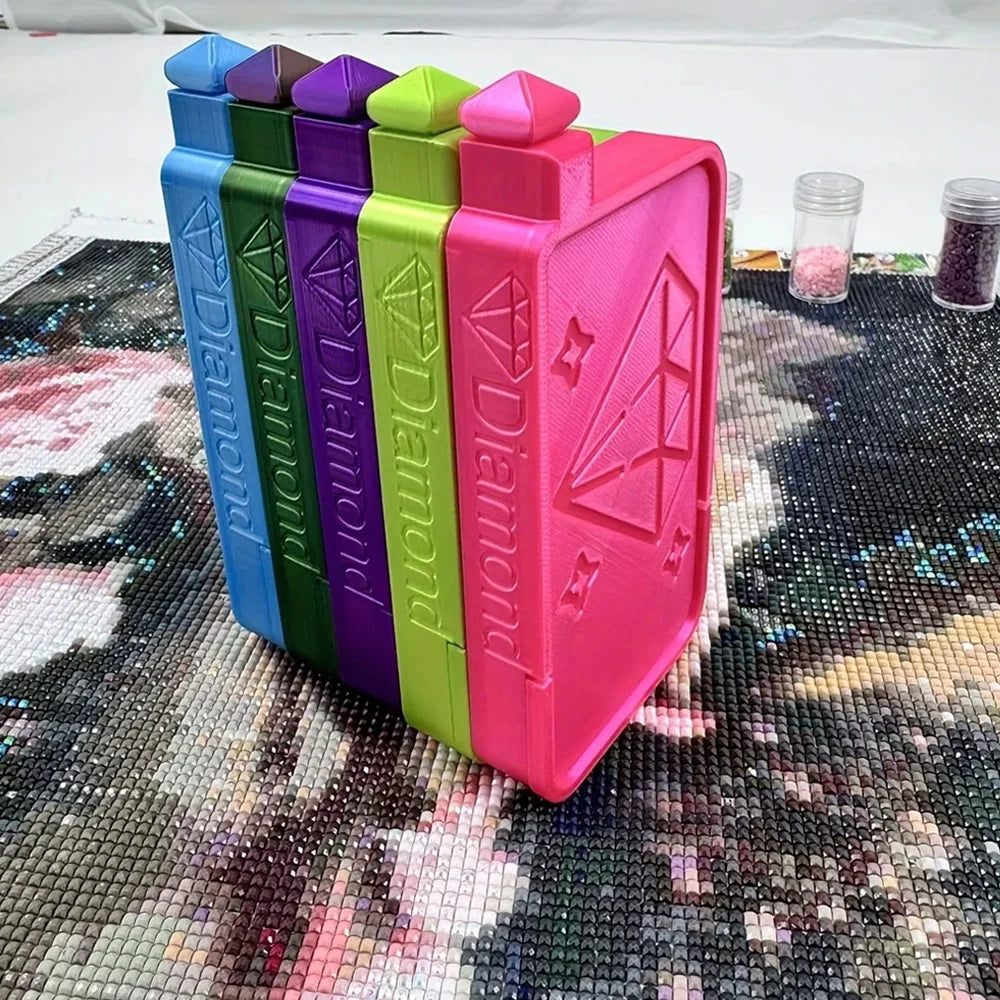 Diamond Painting Storage Tray — Slide Cover Drill Organizer