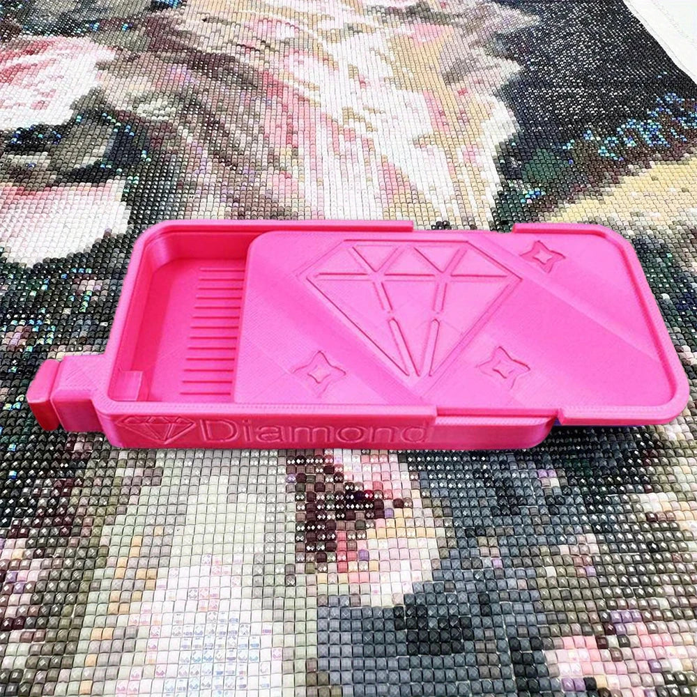 Diamond Painting Storage Tray — Slide Cover Drill Organizer