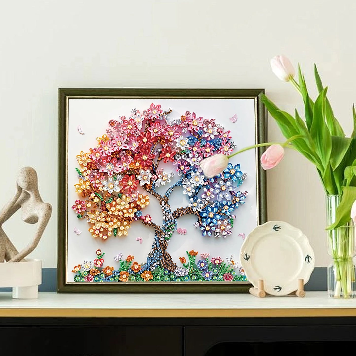 Colorful Tree Diamond Painting Kit — Special Shape Drill