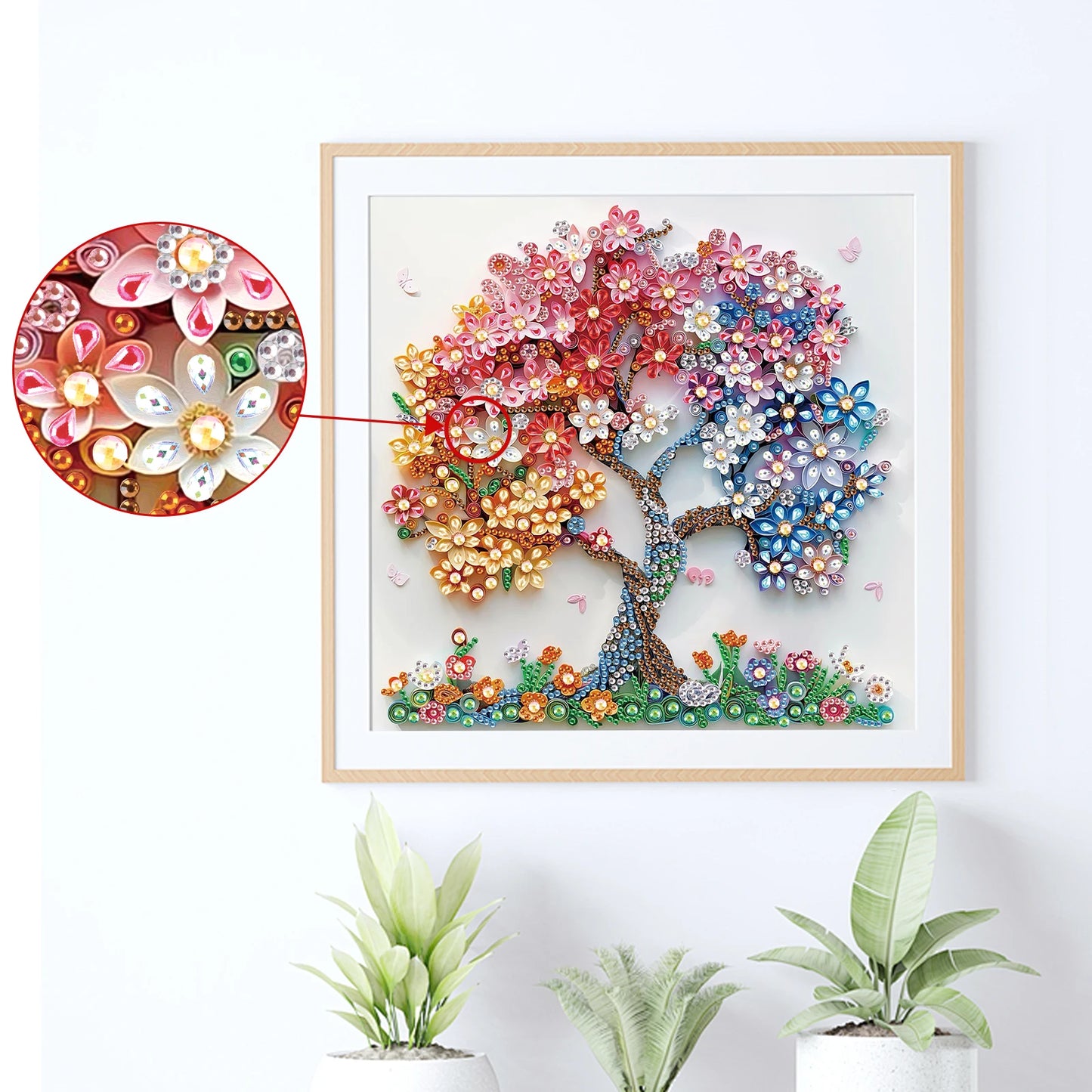 Colorful Tree Diamond Painting Kit — Special Shape Drill