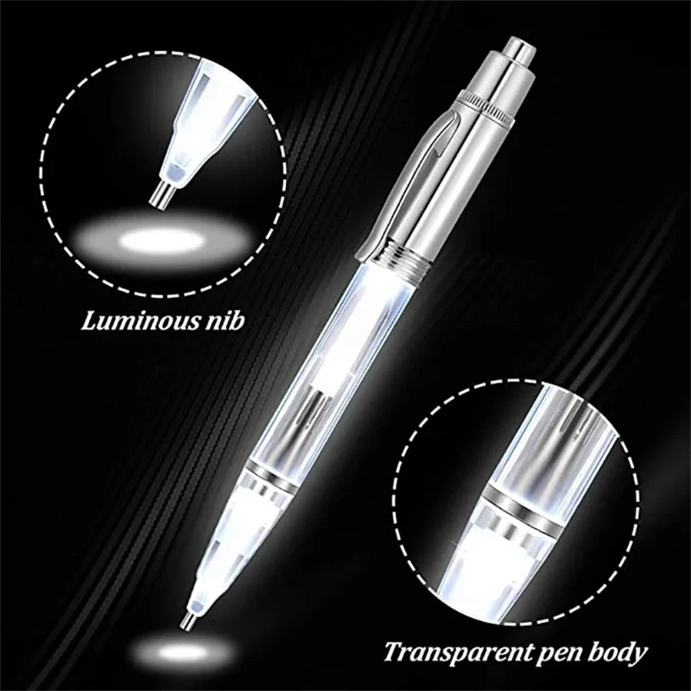 LED Diamond Painting Pen — Illuminated Drill Applicator