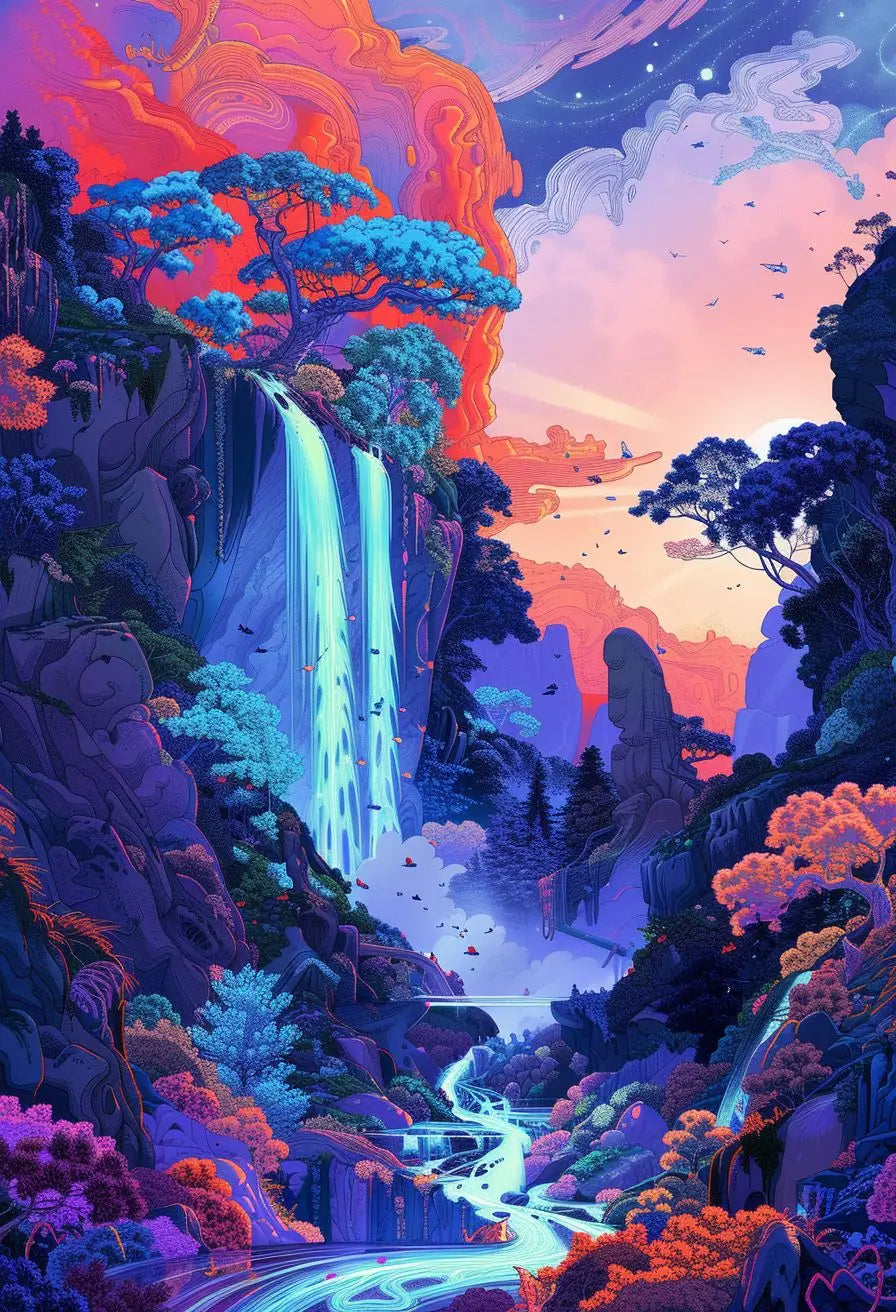 Landscape Diamond Painting Kit — Find Your Calm
